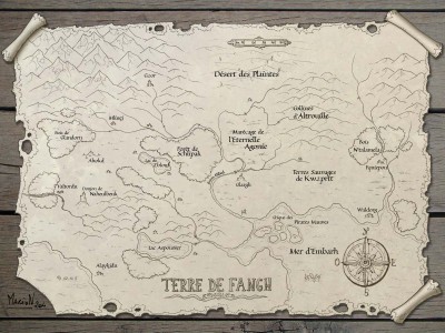 La terre de Fangh, Par Marion Poinsot + Pegase